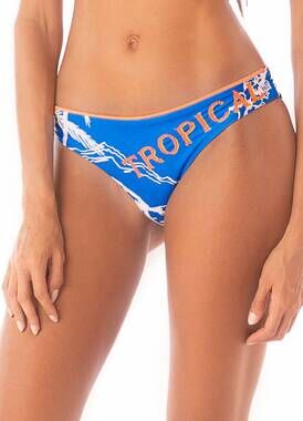 NEW MAAJI flirt low rise thin side bikini bottom in tropical paradise